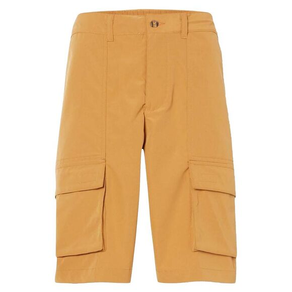Timberland Mens Leather Badge Water Repellent Cargo Shorts / Wheat